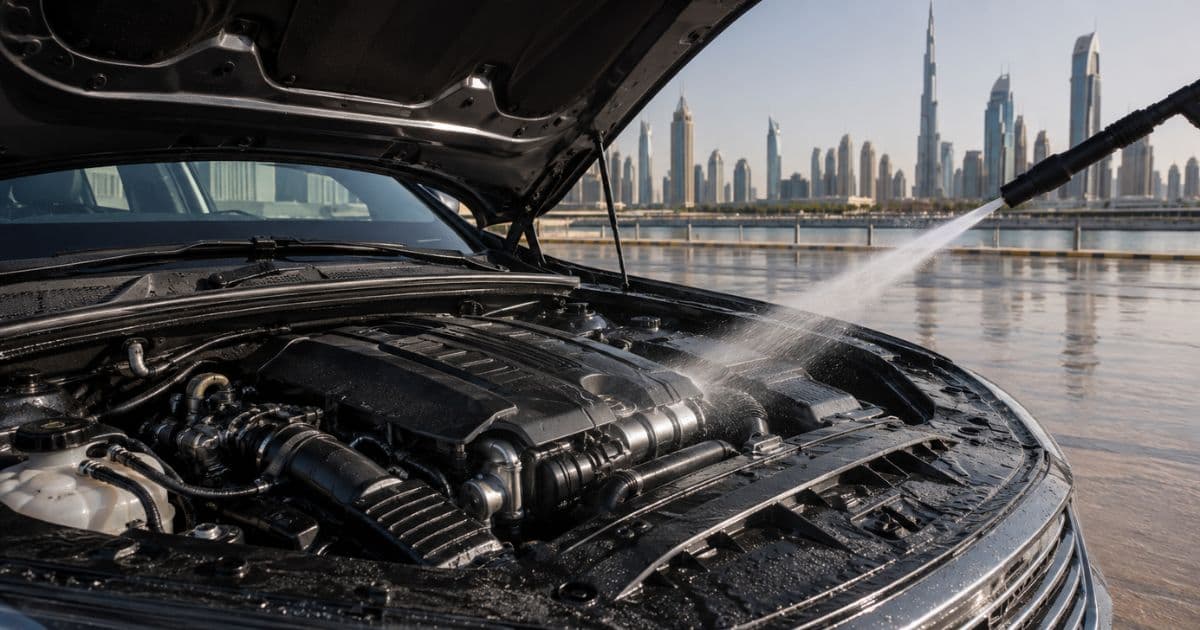 Can I Wash Car Engine With Water?